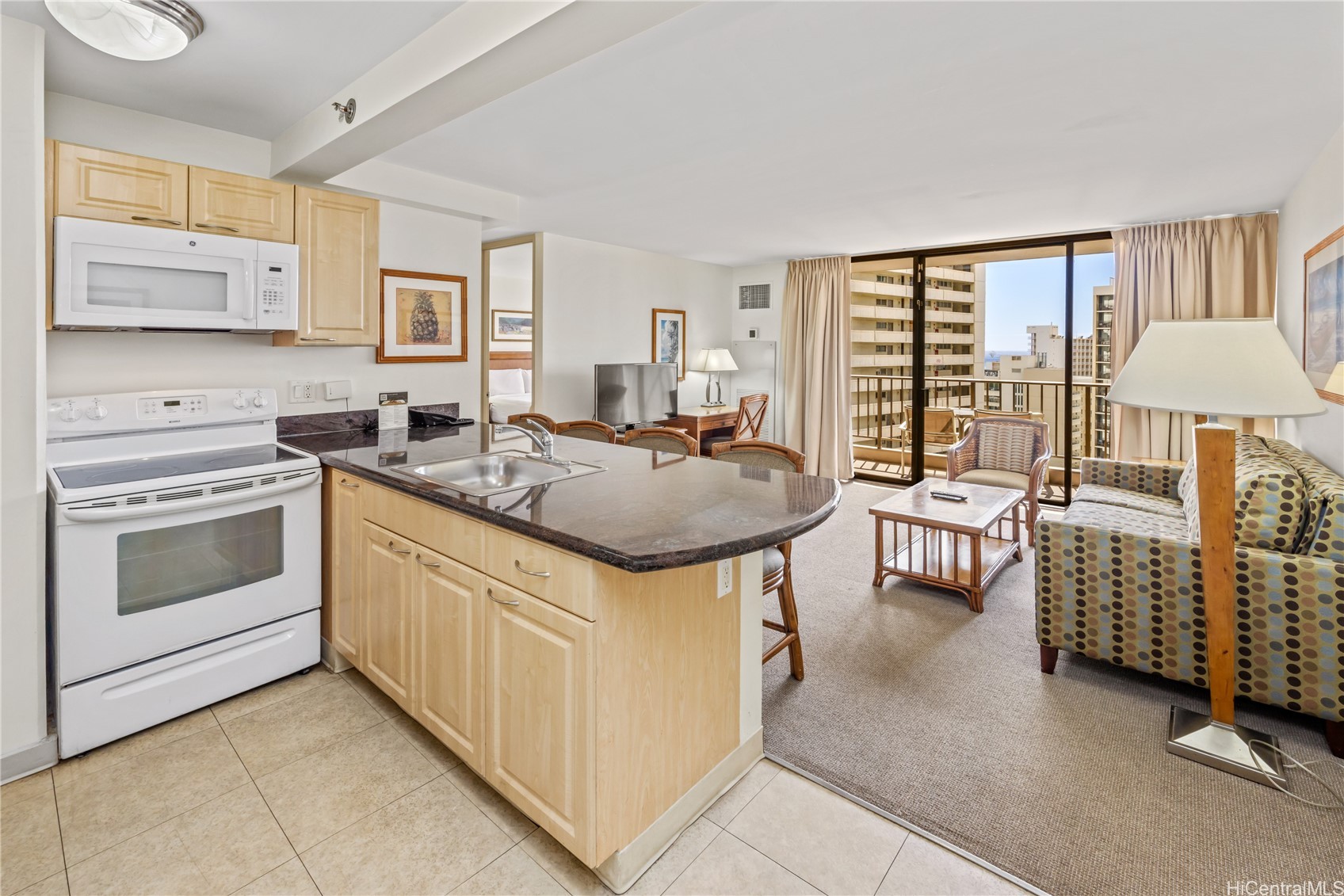 Waikiki Sunsetの一室