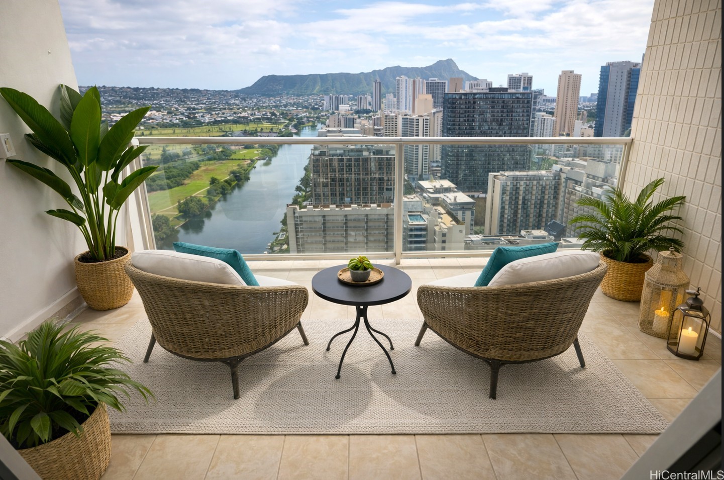 Island Colonyのバルコニー